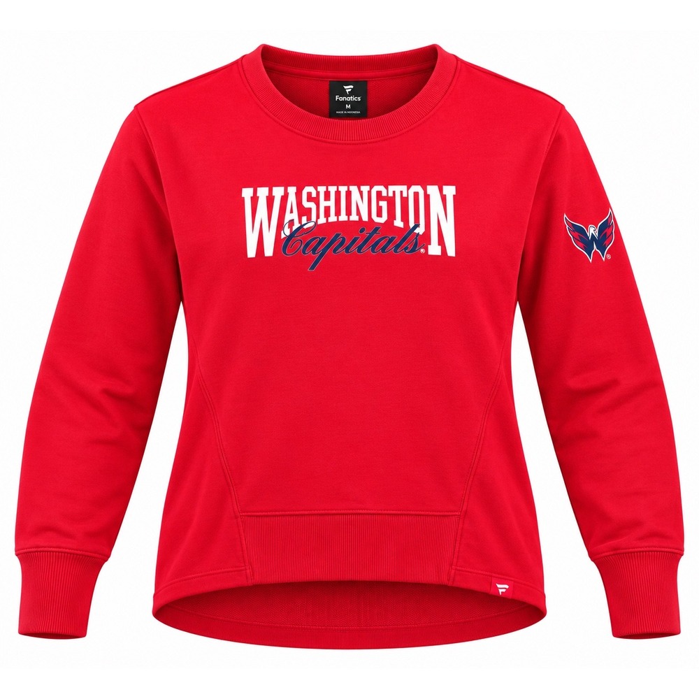 Washington Capitals NHL Womens small Red Pullover Sweatshirt Blokecore hockey